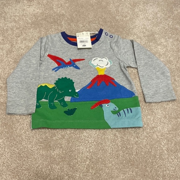 Boden Other - Long Sleeve Dino 3-6 MO Shirt